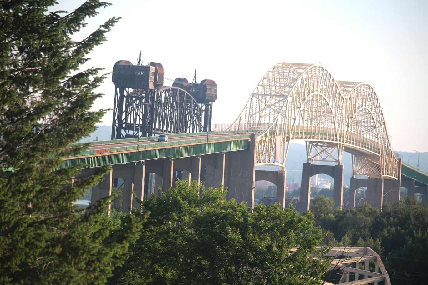 Traffic up between Twin Saults in June