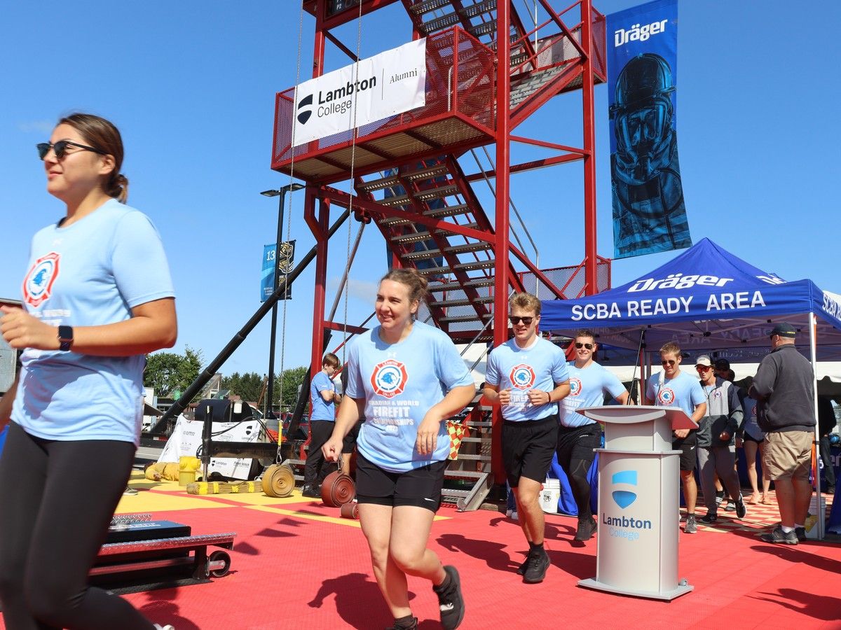 Firefighters will again test their skills at Lambton College it hosts the Western Ontario Regional FireFit Championships July 17 to 19.
