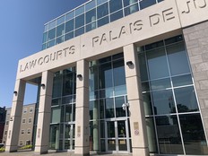 The Saint John Law Courts are seen July 16.