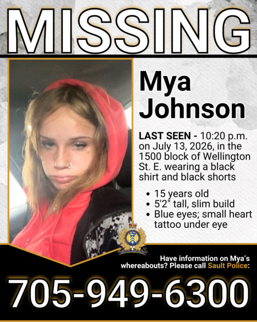 Sault teen is missing