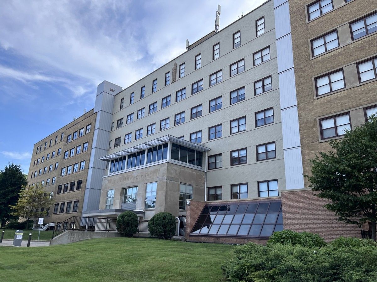 Brickwork protection gives Sarnia hospital building a new look