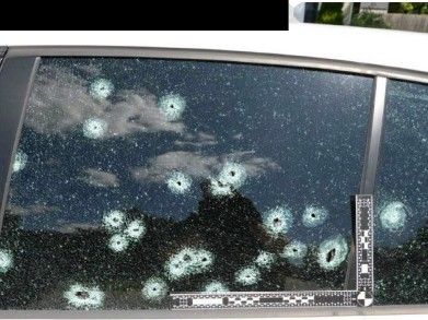 A 47-year-old man is facing weapons charges after shots were allegedly fired at a vehicle in an incident with no clear motive, police say.
