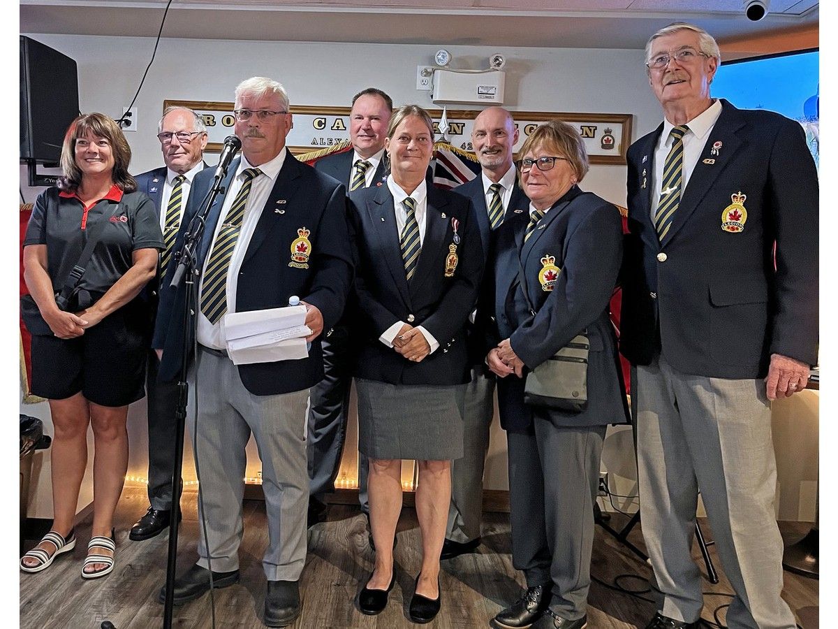 Royal Canadian Legion's centennial celebration in Alexandria