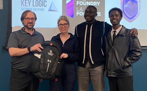 Cambrian College students earn first place at hackathon event