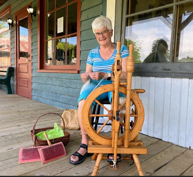Norfolk fibre arts group takes skills from field to fabric