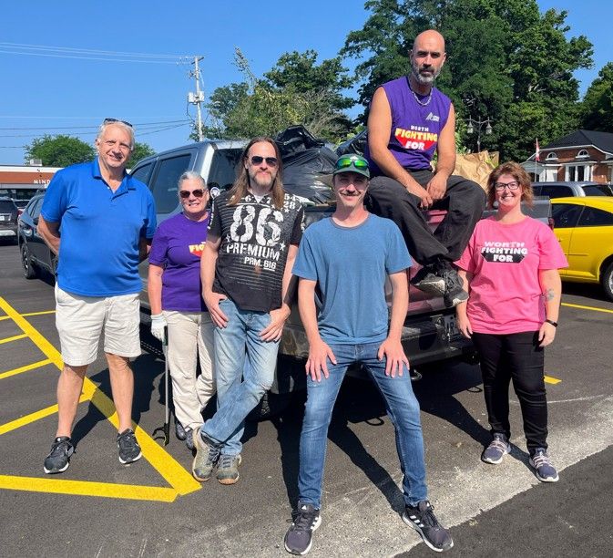 Community group joins with striking NACL workers to beautify Simcoe