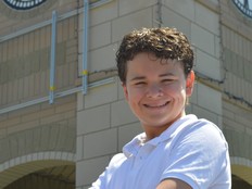 A child smiling for the camera