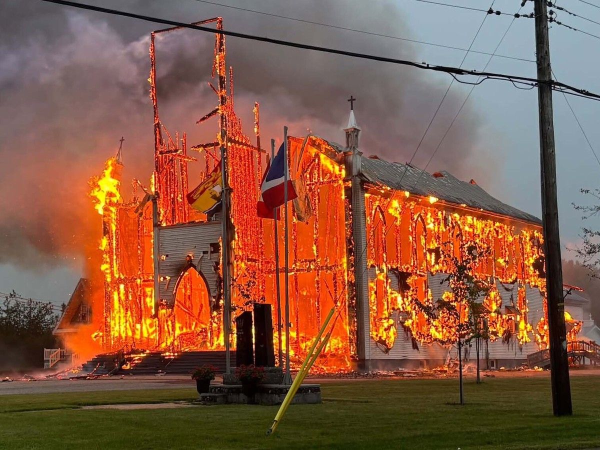 Arson suspected after church at 'heart' of Acadian community destroyed ...
