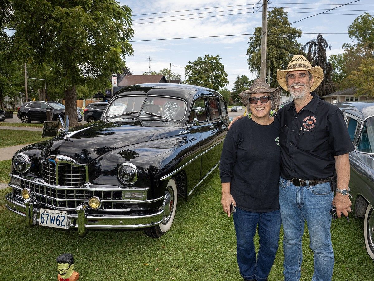 Hearse-themed car show a bit creepy for some - just how they like it