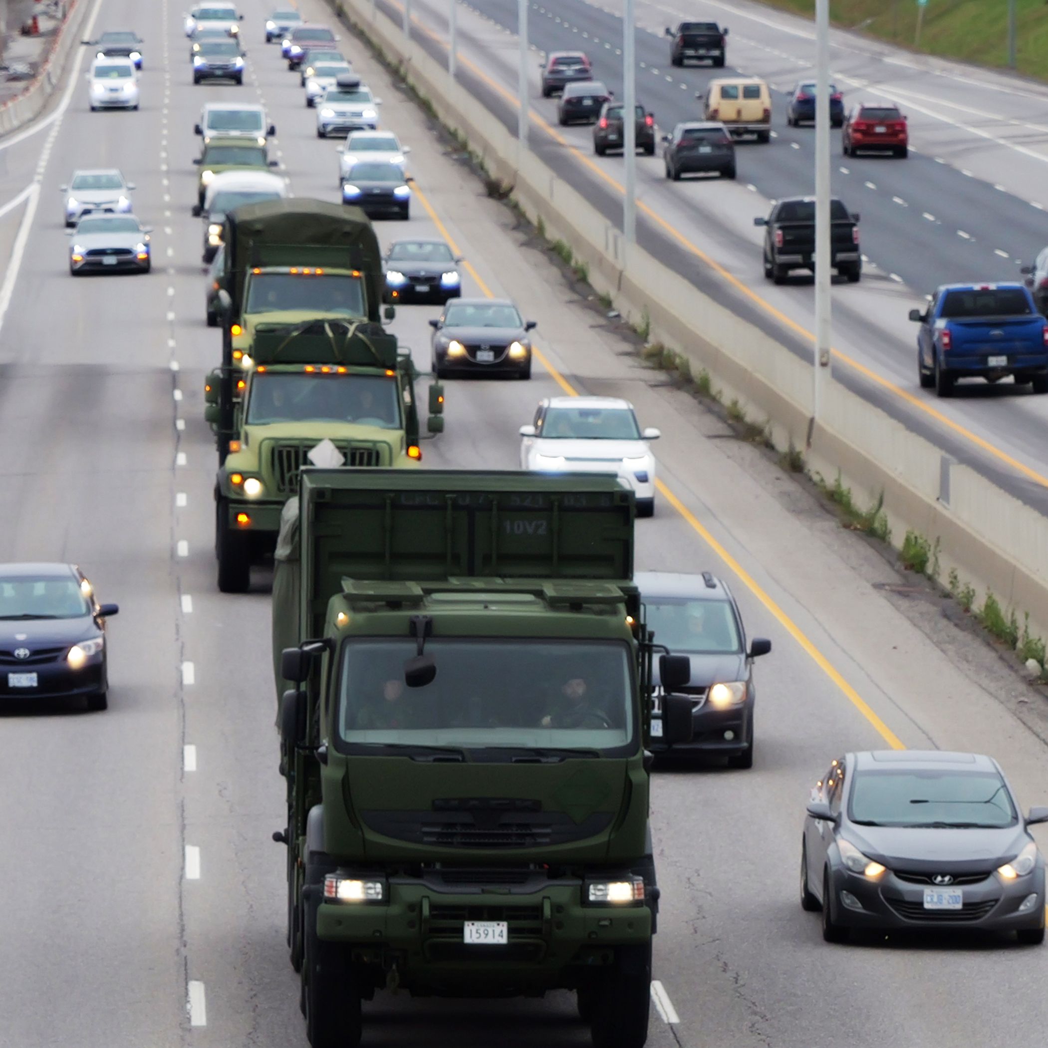 Canadian army convoy to travel through Sault Ste. Marie