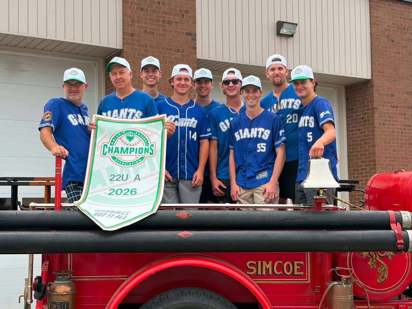 Simcoe U22 Junior Giants capture OBA banner