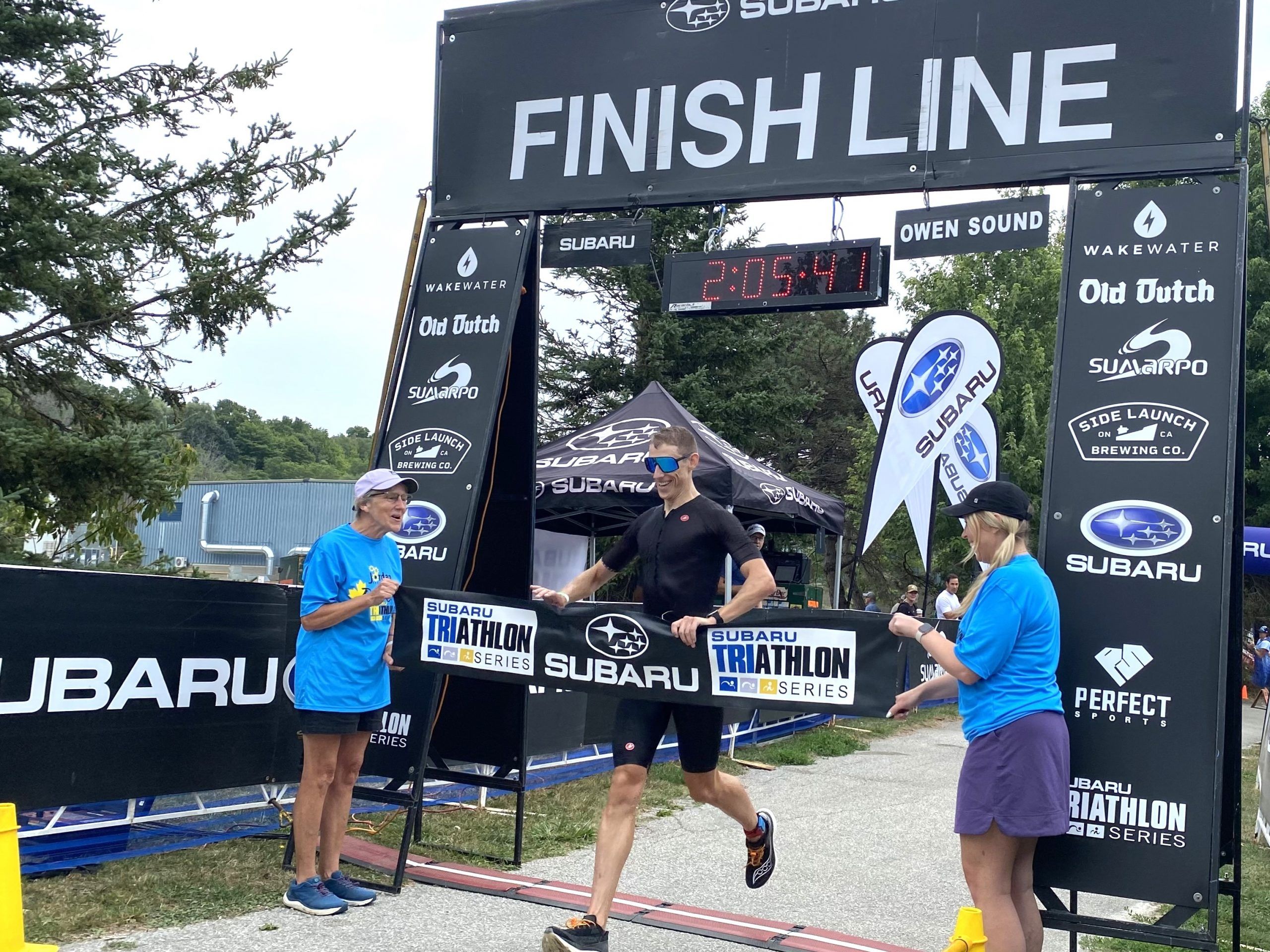 Owen Sound triathlon winner comes down to a two-second difference