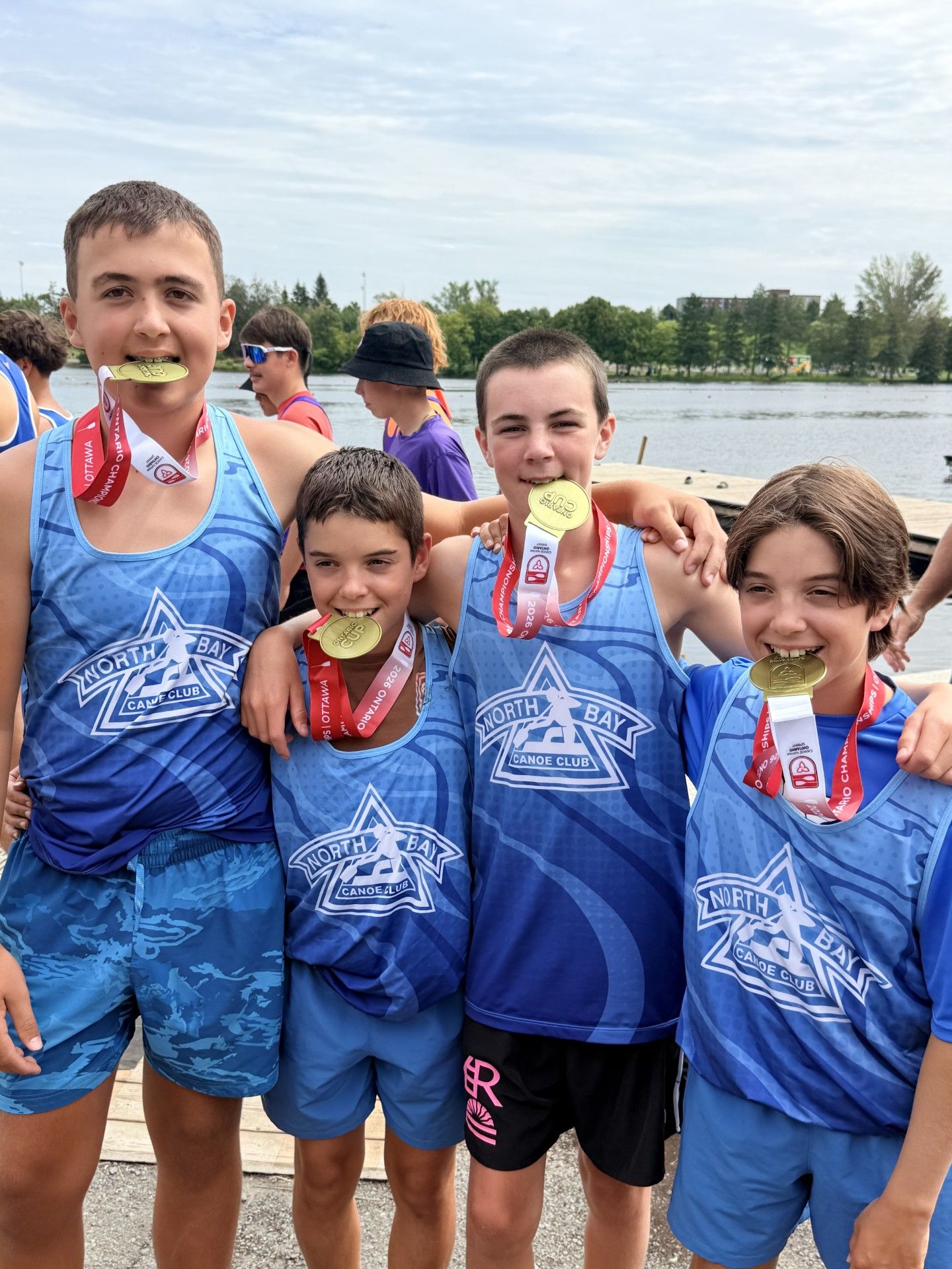 Golden moment for NBCC’s U14 canoe crew at Ontario Championships in Ottawa
