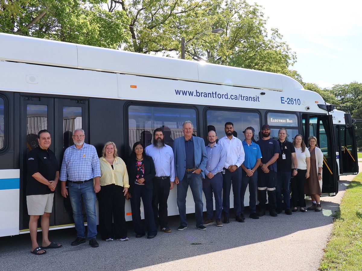 Brantford Transit adds two electric buses to its fleet