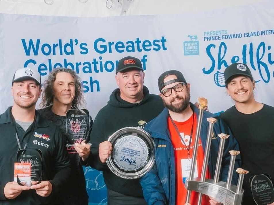 Oyster shucker Anthony Wing took cleanest plate in international competition last year in Prince Edward Island.