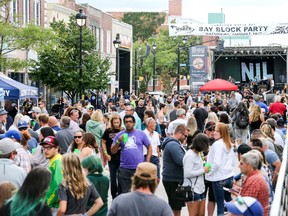 Thousands of people packed Main Street in North Bay last August for Bay Block Party. 
Nugget File Photo