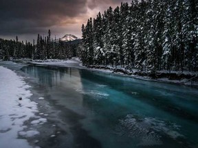 The Bow River in Banff National Park