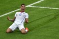 Chile's forward Eduardo Vargas celebrates after scoring their first goal during a Group B football match between Spain and Chile in the Maracana Stadium in Rio de Janeiro during the 2014 FIFA World Cup on June 18, 2014.  (YASUYOSHI CHIBA/AFP/Getty Images)