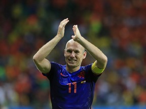 Arjen Robben and the Netherlands are among the stars giving soccer fans plenty to cheer about with their display in the opening days of the 2014 World Cup in Brazil.