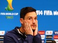 Hugo Lloris, goalkeeper of France attends a France national team press conference at Maracana on July 3, 2014 in Rio de Janeiro, Brazil.  (Photo by Martin Rose/Getty Images)