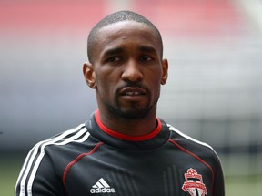 Toronto FC striker Jermain Defoe .THE CANADIAN PRESS/Jonathan Hayward