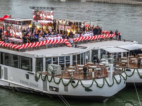 Viking christens two of its newest river cruise ships in a ceremony in Basel, Switzerland.