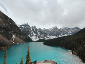 Moraine Lake in Alberta.