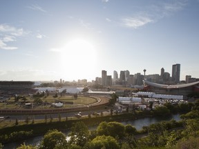View of Stampede Park in Calgary