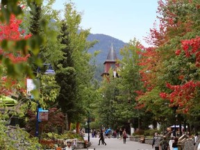 Whistler Village is perfect for an Easter weekend stroll.