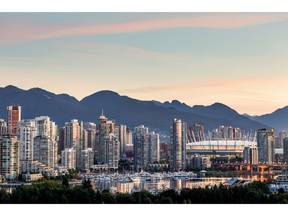 A view of Vancouver's skyline