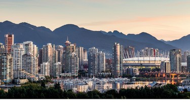 A view of Vancouver's skyline