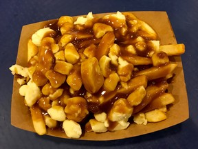 The Bella operates in Quebec so naturally the cafeteria serves poutine.