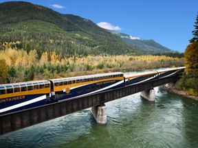 The Rocky Moutaineer takes you through spectacular western Canadian landscapes. [Handout photo by Rocky Mountaineer]