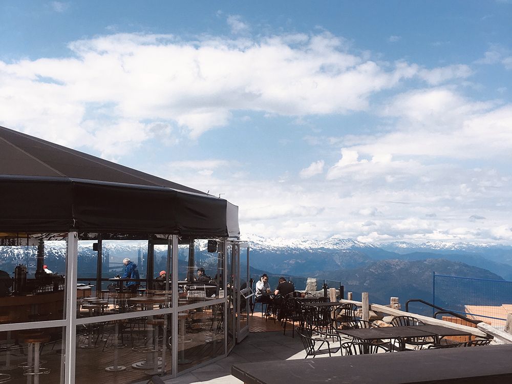 The views from Whistler’s Umbrella Bar will make you want to order ...