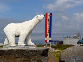Even without this statue, there's no doubt that Churchill is Canada's polar bear capital. [Travel Manitoba Photo]