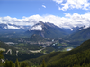 View of Banff from Mt. Norquay
