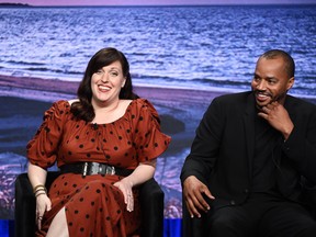 Allison Tolman, left, and Donald Faison play an amicably divorced couple in the new drama Emergence.