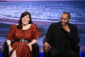 Allison Tolman, left, and Donald Faison play an amicably divorced couple in the new drama Emergence.