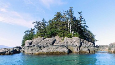 An island in British Columbia