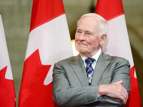 former governor general of Canada and current Debate Commissioner David Johnston