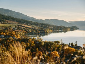 A view of Lake Okanagan