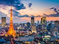 Tokyo tower at night