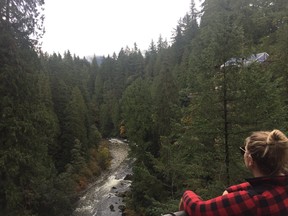 Take in the view from the Capilano Suspension Bridge