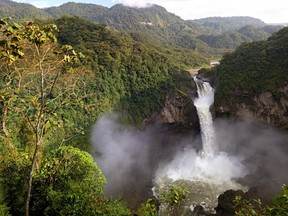 Ecuador waterfall