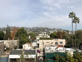 a view of the Hollywood Hills in West Hollywood