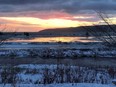 Stunning sunrises, like the one seen here at Cabot Shores Wilderness Resort, are part of winter’s charm on Cape Breton Island.