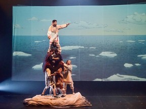 A scene from Unikkaaqtuat, an Inuit performance at the National Arts Centre.
