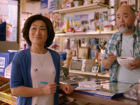 Jean Yoon, left, and Paul Sun-Hyung Lee star in Kim’s Convenience