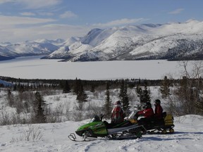 Yukon snowmobiling