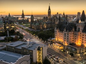 Ottawa’s storied Fairmont Château Laurier stands proudly in the city’s downtown.